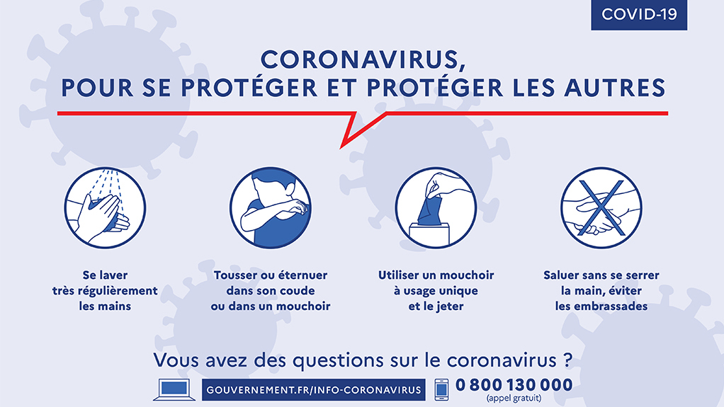 COVID 19 - CONSIGNES SANITAIRES